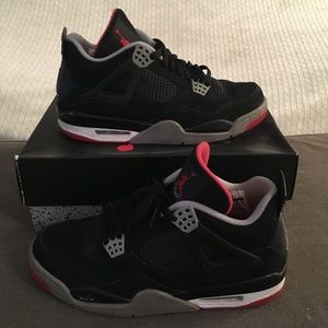 2012 Air Jordan Retro IV "Black Cement" Size 11